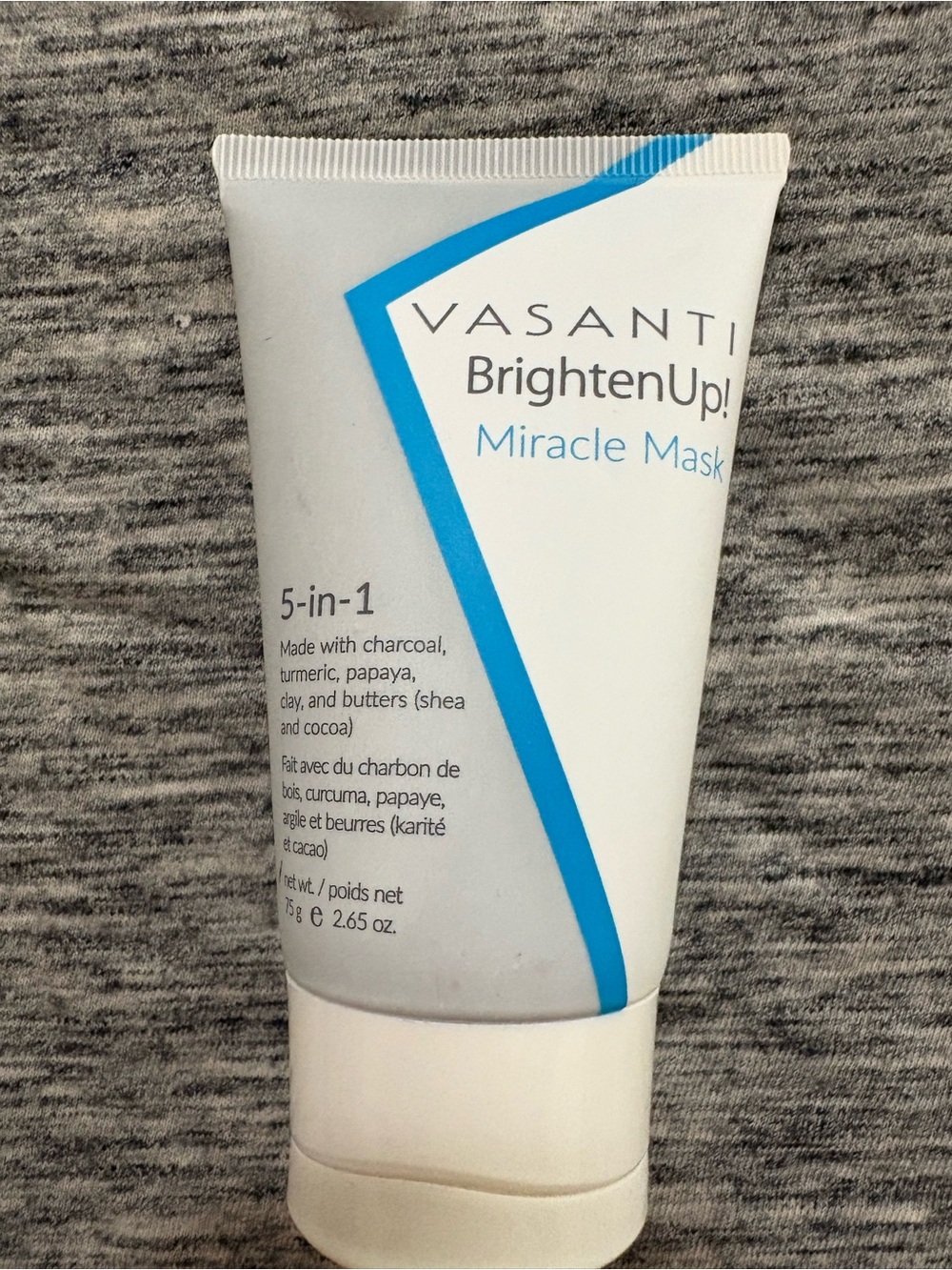 Vasanti BrightenUp! Miracle Mask — White with Blue Accents